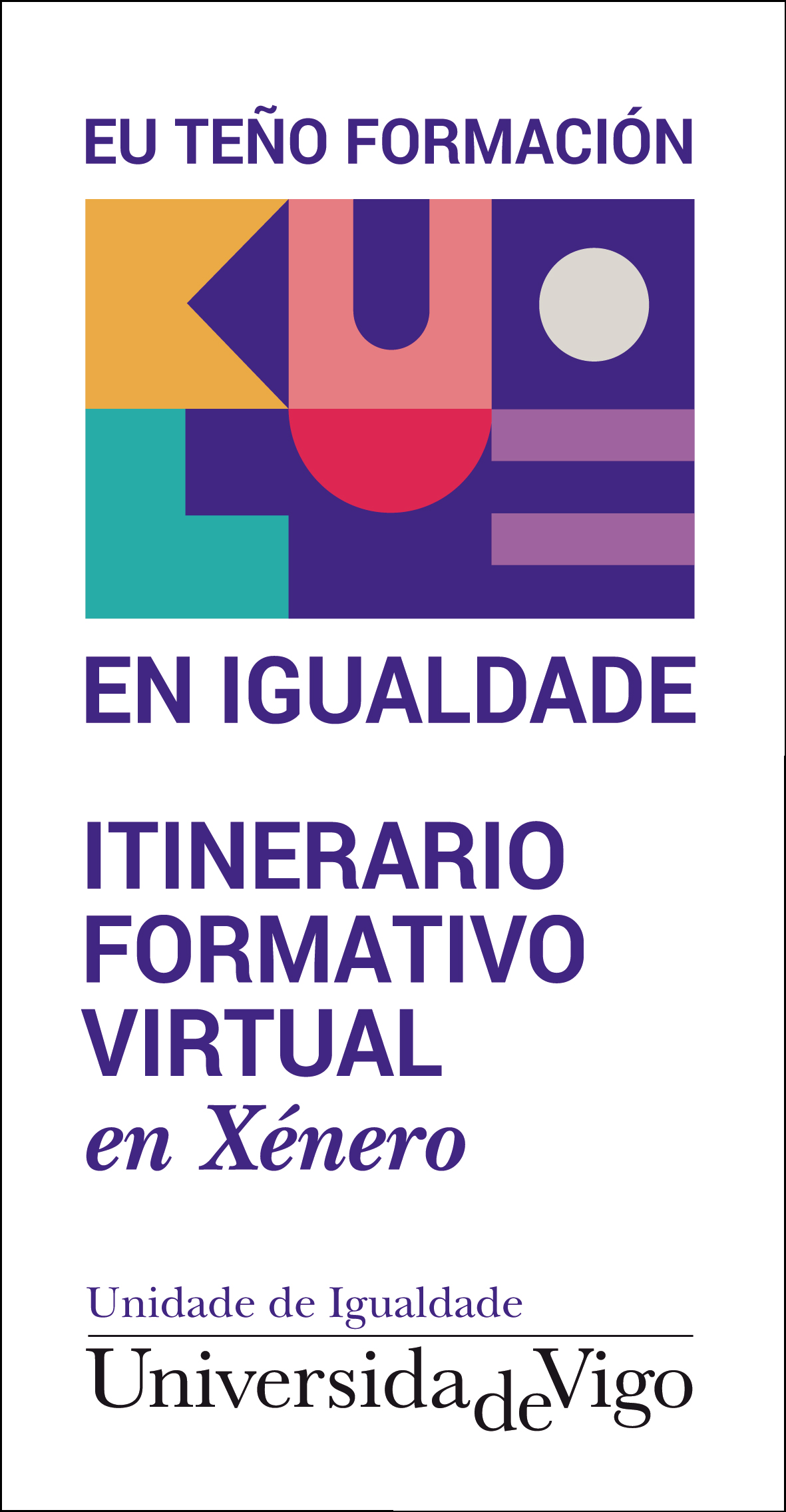 Sello distintivo EU TEÑO FORMACIÓN EN IGUALDADE