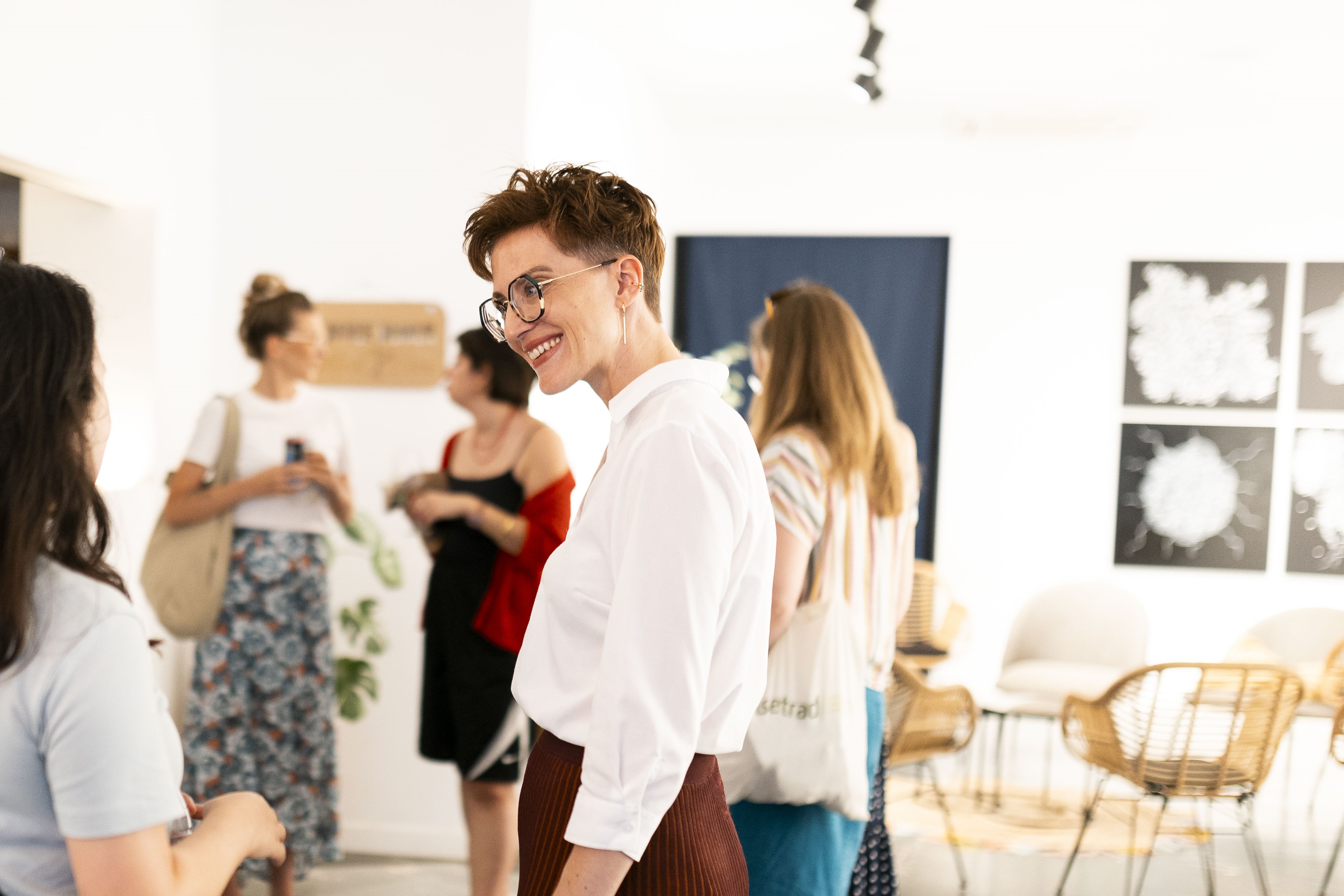 Foto de la fundadora de cambiar juntas